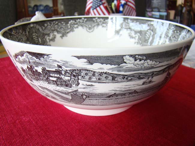 The Paul Revere "BOSTON" bowl made by Wedgwood for Shreve, Crump & Low
